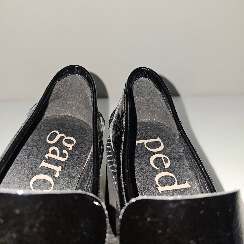 NEW Pedro Garcia Zavanna Loafer Platform Heel Slip On Black Patent Leather EU 40 - Picture 6 of 14